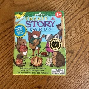 eeBoo Animal Village Create a Story Card Set – Imaginative & Eco-Friendly Fun!
